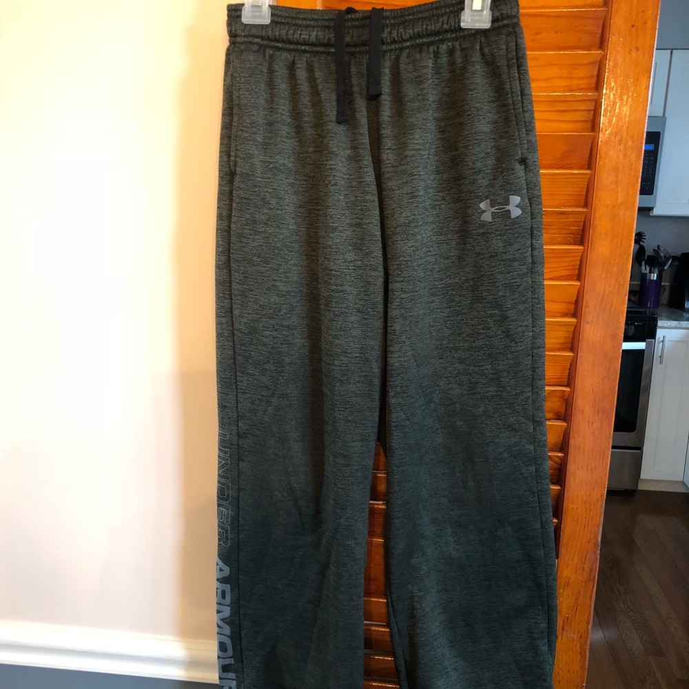 UNDER ARMOUR Boys Sweatpants, Med 10-12